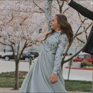 Beautiful silver sequin dress!